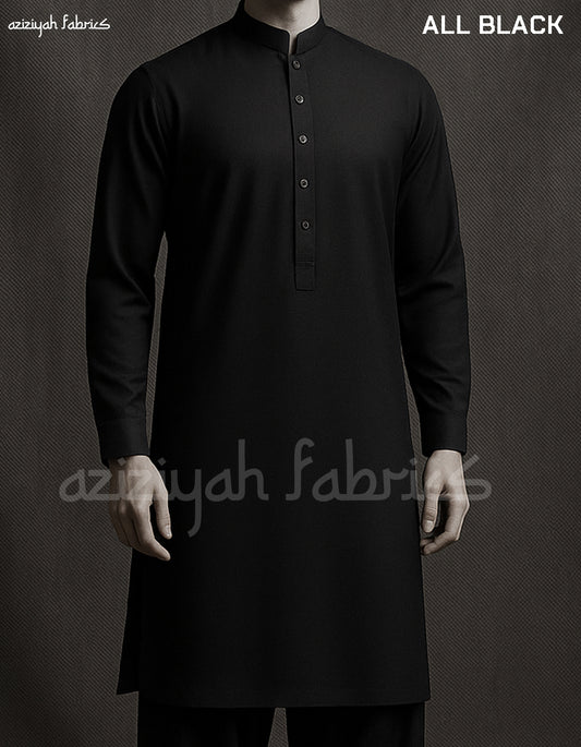 All Black - Premium Wash & Wear