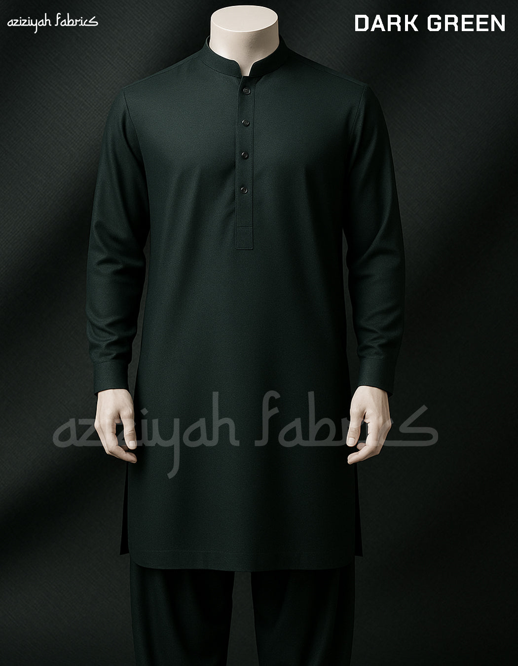 Dark Green - Premium Wash & Wear