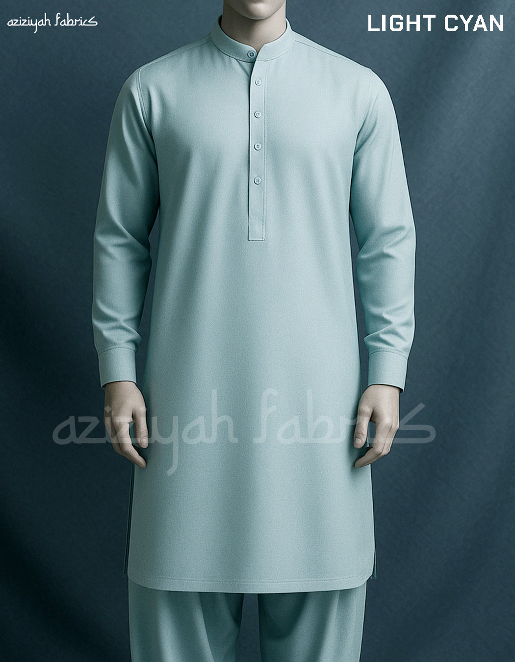Light Cyan - Premium Wash & Wear
