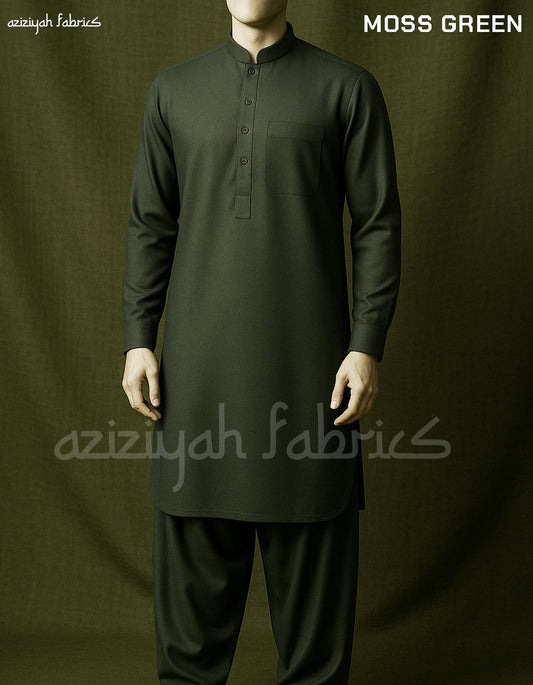 Moss Green - Premium Wash & Wear