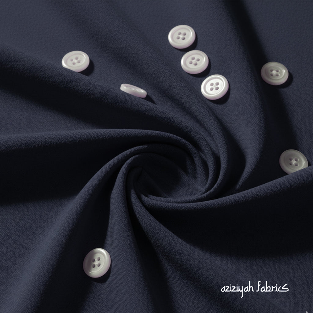 Navy Blue - Premium Wash & Wear
